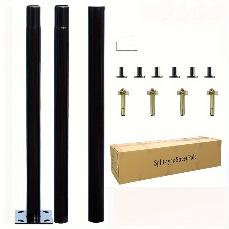 Renewable Energy Solar - 3m Solar Outdoor Split Lamp Pole