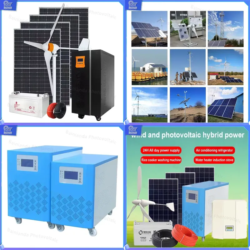 3KW 5KW 8KW Hybrid Wind Solar  - Renewable Energy Generation review and price