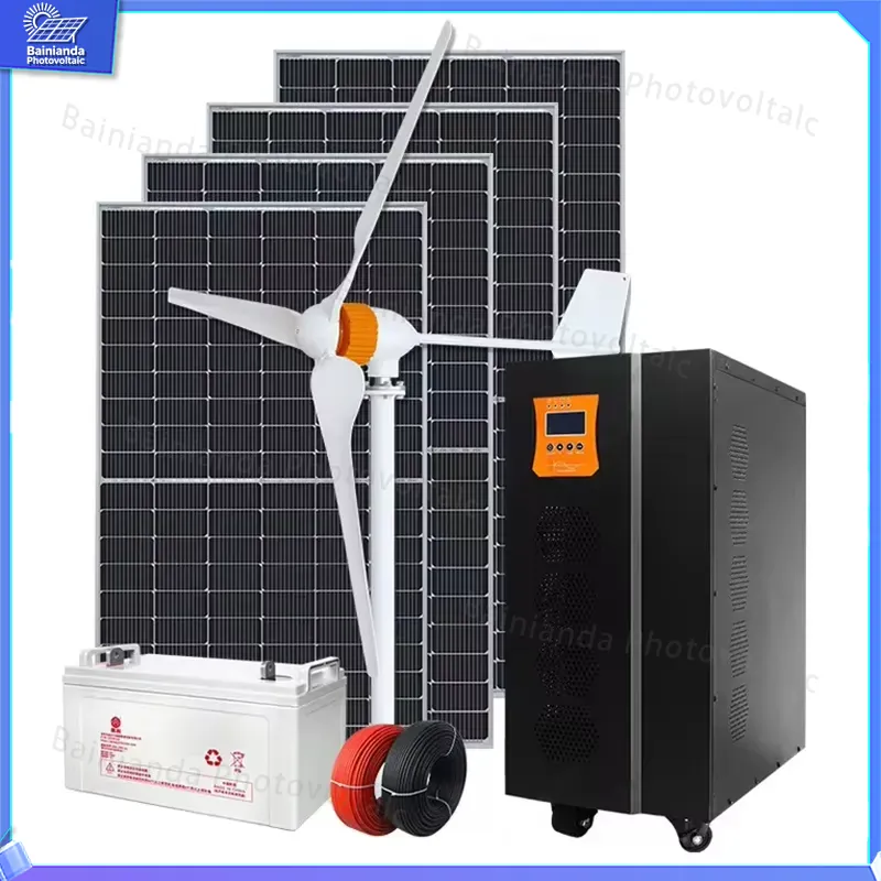 3KW 5KW 8KW Hybrid Wind Solar  - Renewable Energy Generation review and price