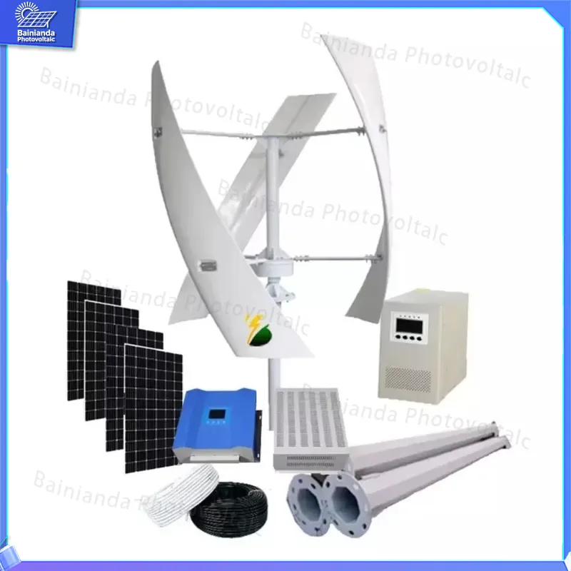 3KW 5KW 10KW Hybrid Wind Solar - Renewable Energy Generation review and price