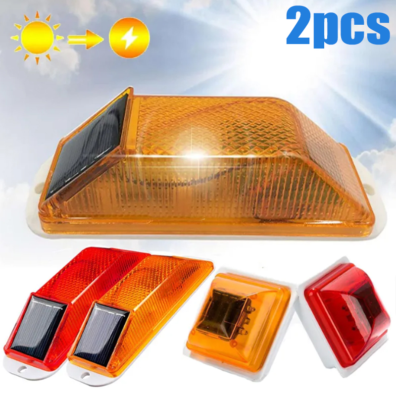 2Pcs Solar Strobe Warning Ligh - Renewable Energy Solar review and price
