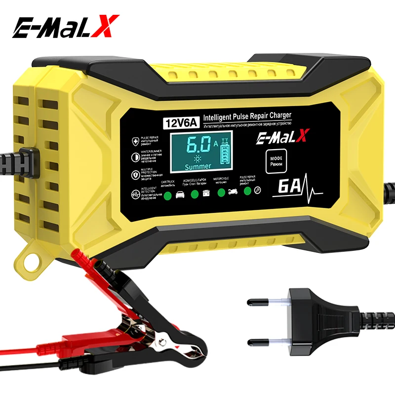 New 12V 6A  LiFePO4 14.6V Smar - Agm Deep Cycle Battery review and price