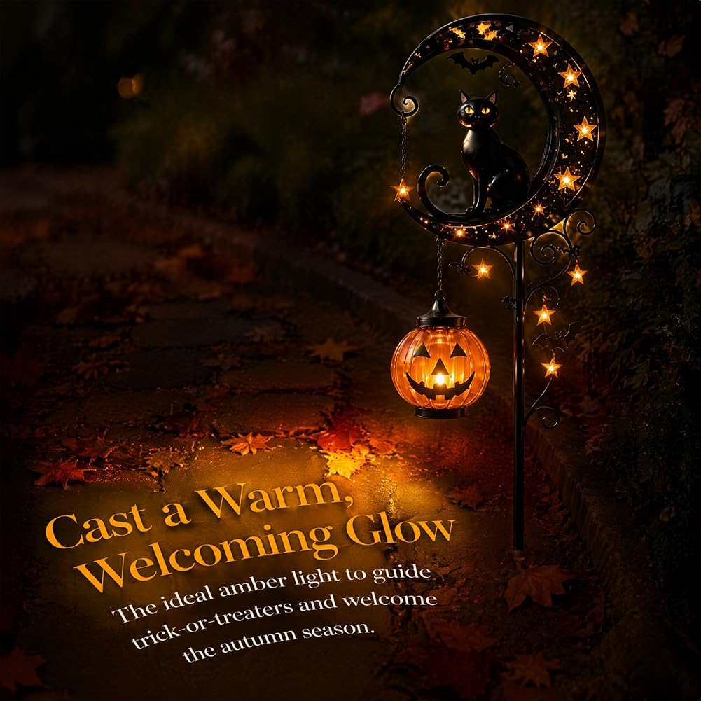 Solar Halloween Black Cat & Pu - Renewable Energy Solar review and price