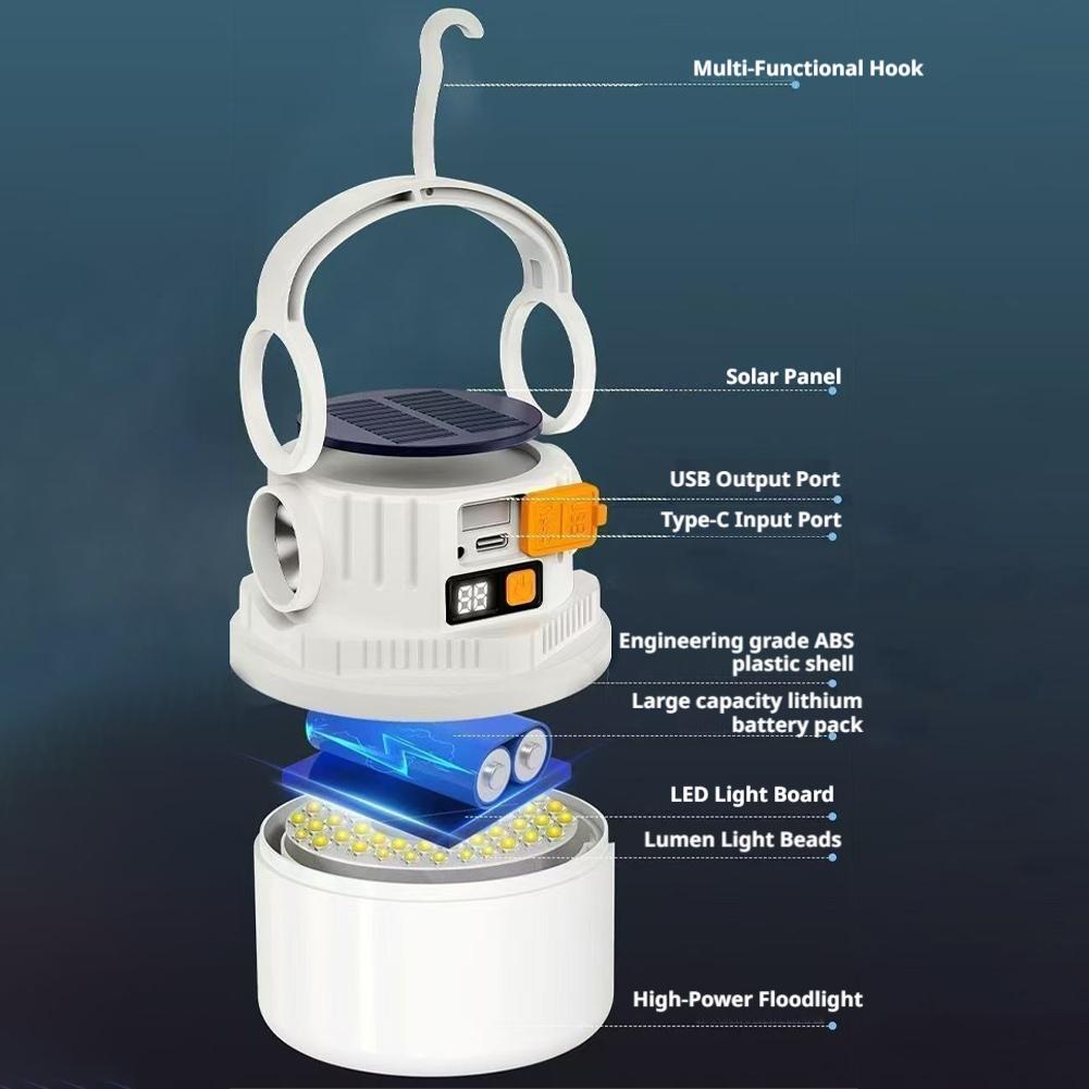 Solar Camping Light Dual Light - Renewable Energy Generation review and price